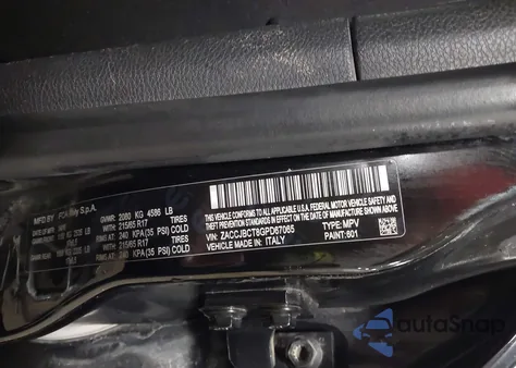 2016 Jeep Renegade Trailhawk из США, поврежденный, VIN ZACCJBCT8GPD67065